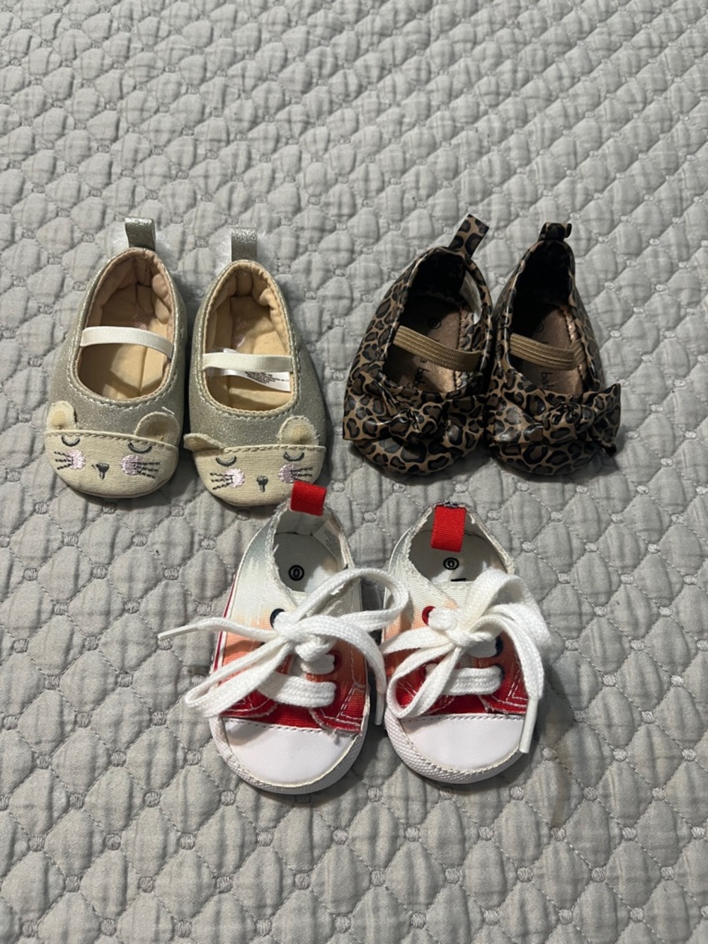 Baby Red and White Canvas Walker Sneakers - Cute Toddler Shoes
